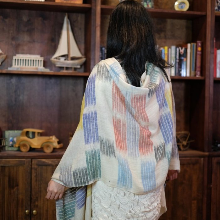Shokh Ikat Cashmere Wrap