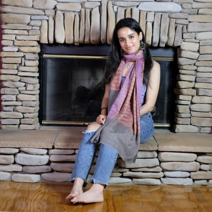 Monalisa Ikat Cashmere Wrap