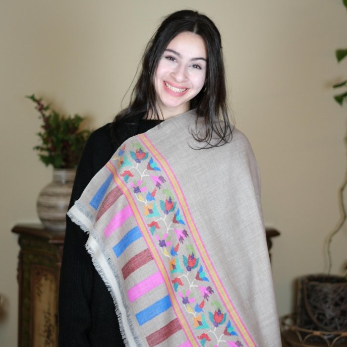 Aftab Kani Pure Pashmina Wrap