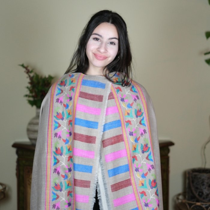 Aftab Kani Pure Pashmina Wrap