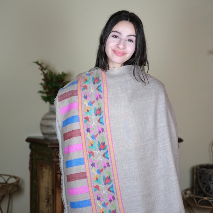 Aftab Kani Pure Pashmina Wrap