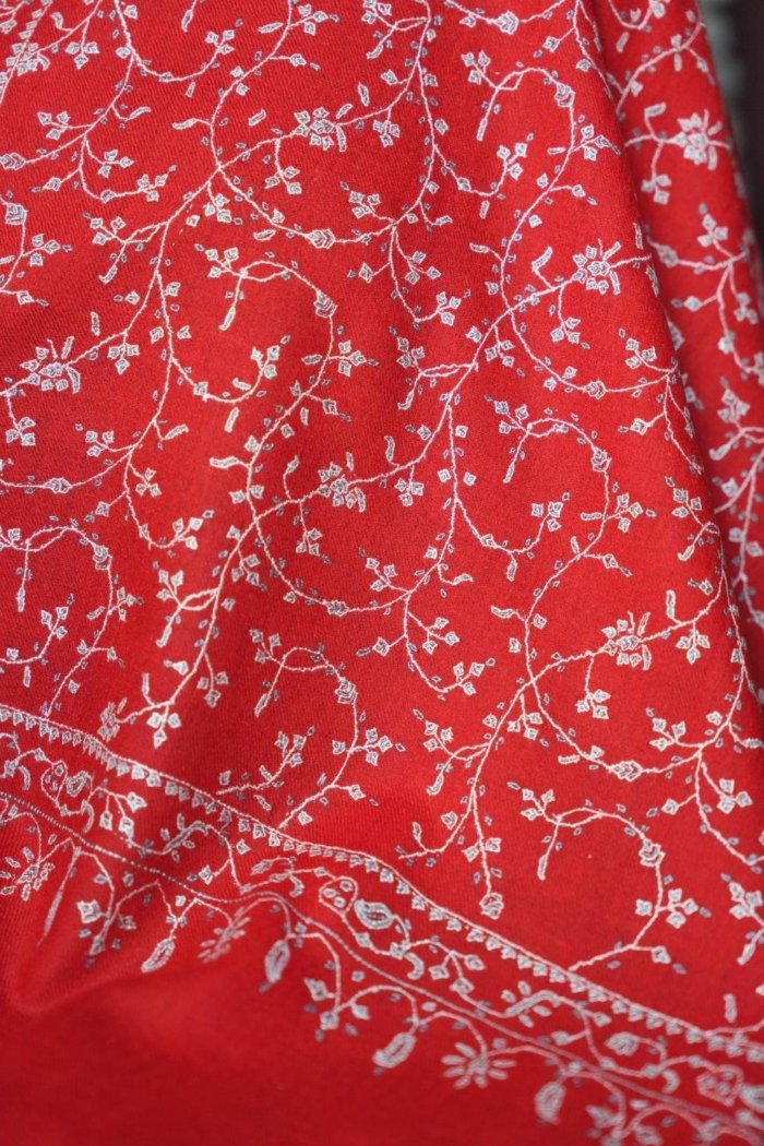 Rudrani Sozni Handwoven Pashmina Wrap