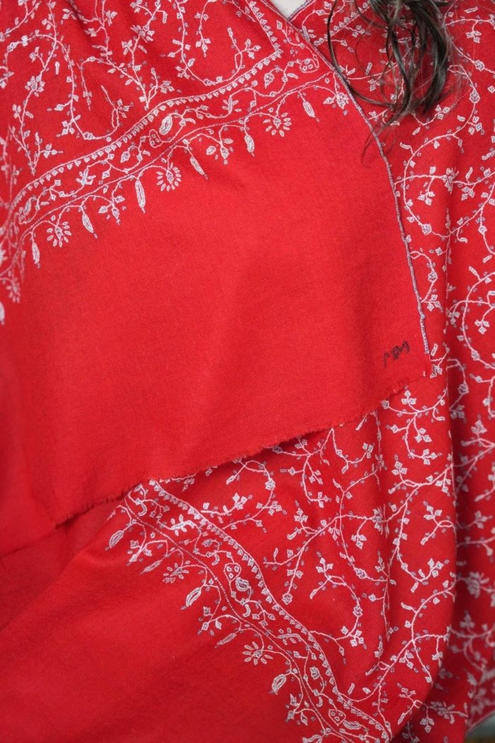 Rudrani Sozni Handwoven Pashmina Wrap