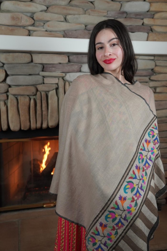 Maharani Kani Pashmina Wrap