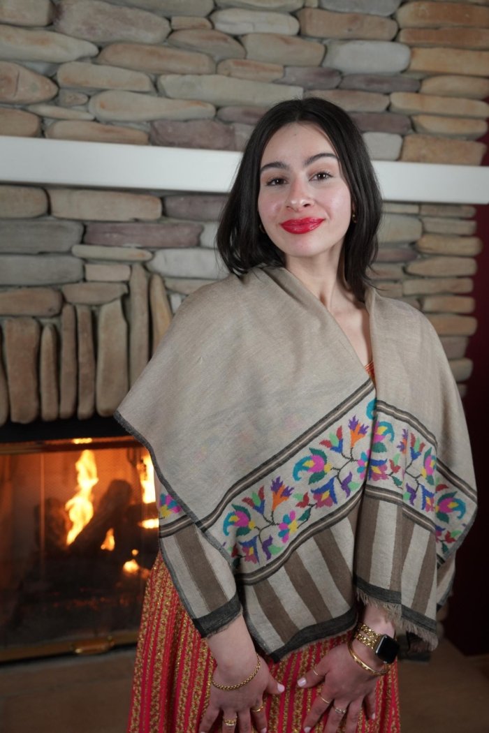 Maharani Kani Pashmina Wrap