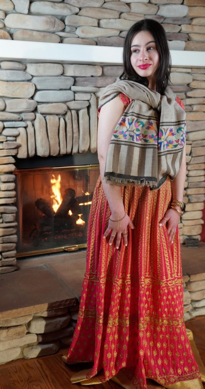 Maharani Kani Pashmina Wrap