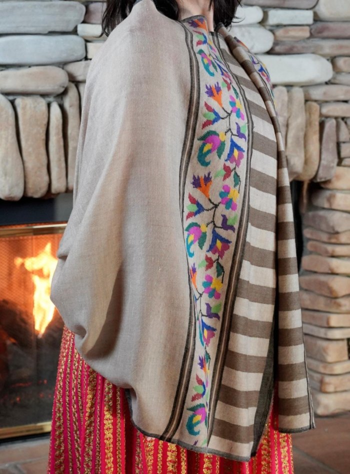 Maharani Kani Pashmina Wrap