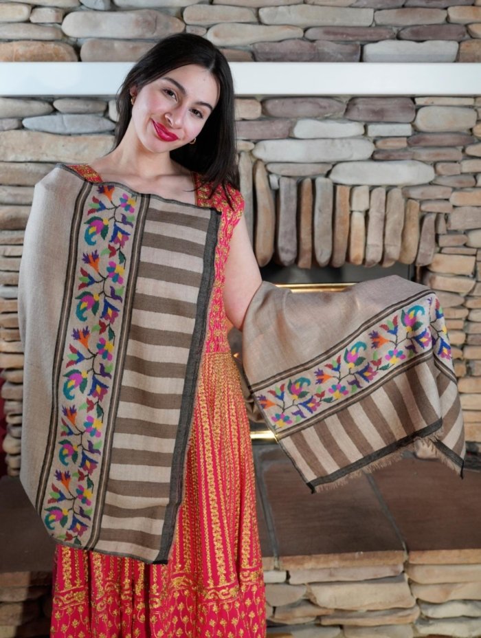 Maharani Kani Pashmina Wrap