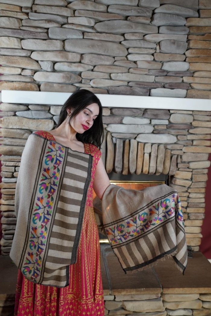 Maharani Kani Pashmina Wrap