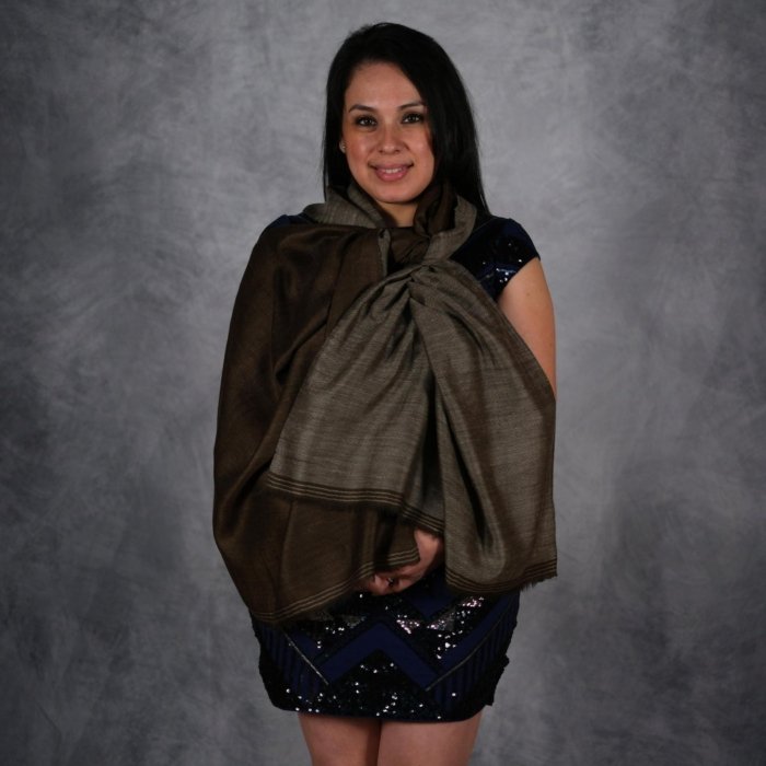 Samina Dorukha Handwoven Pashmina Wrap
