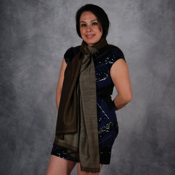 Samina Dorukha Handwoven Pashmina Wrap