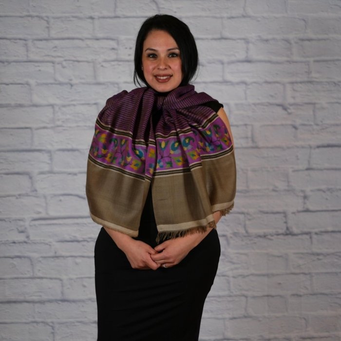 Zubeida Handwoven Kani Wrap