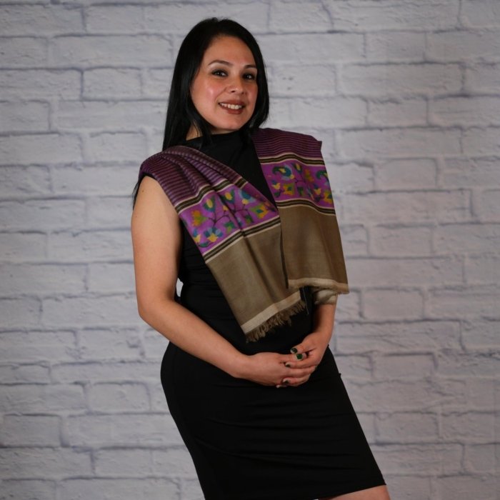 Zubeida Handwoven Kani Wrap