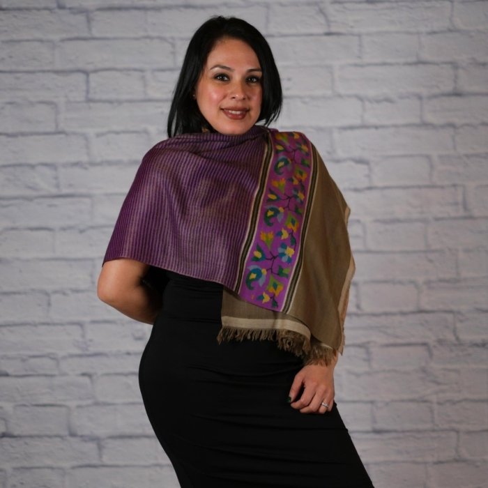 Zubeida Handwoven Kani Wrap