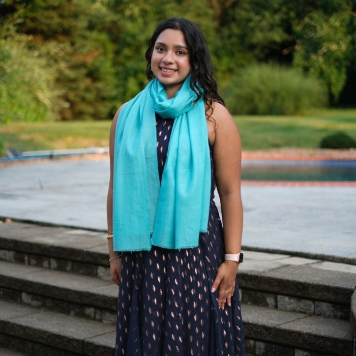 Turquoise Handwoven Pashmina Wrap