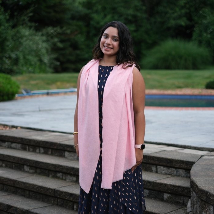 Roshanara Pink Handwoven Pashmina Wrap