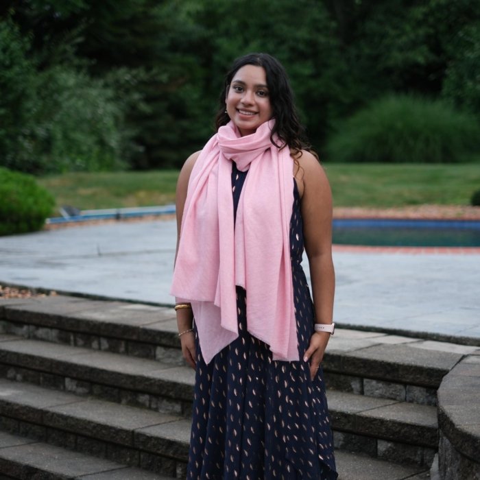 Roshanara Pink Handwoven Pashmina Wrap