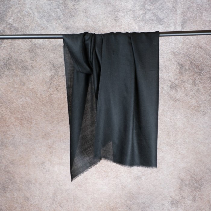 Noor-e-Seher Black Pashmina Wrap