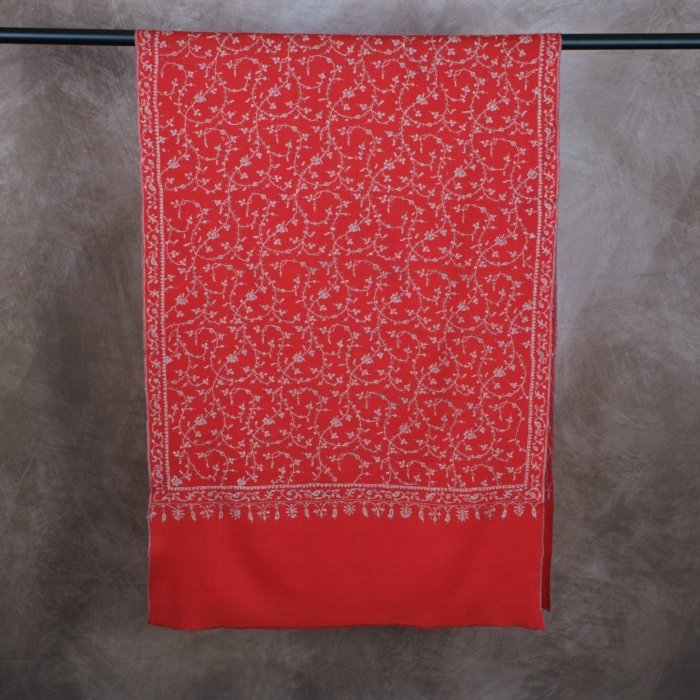 Scarlet Elegance Sozni Jaal Wrap