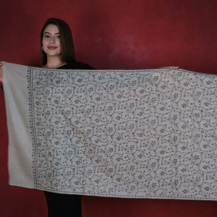 The Skyline Vine Handembroidered Wrap - Image 5