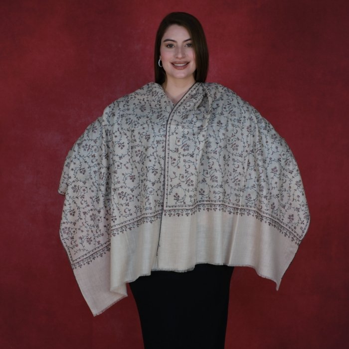 The Skyline Vine Handembroidered Wrap - Image 2
